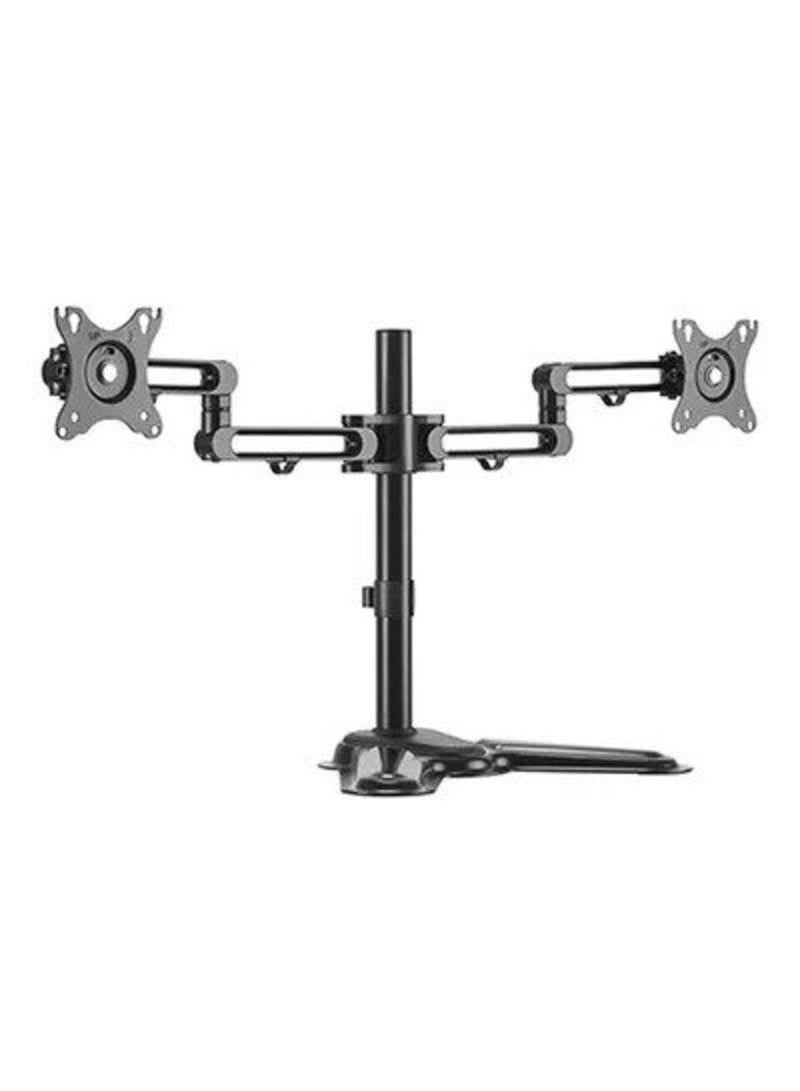 Dual Monitor Stand Clamp Black