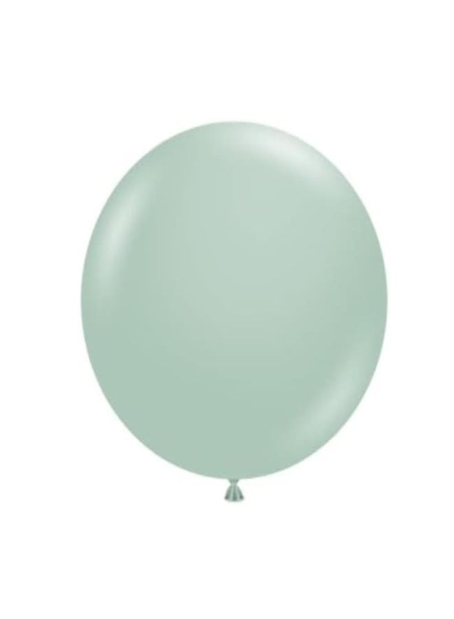 Unique Tuftex Empower Mint Latex Balloons 11" - Pack Of 100 - Image 2