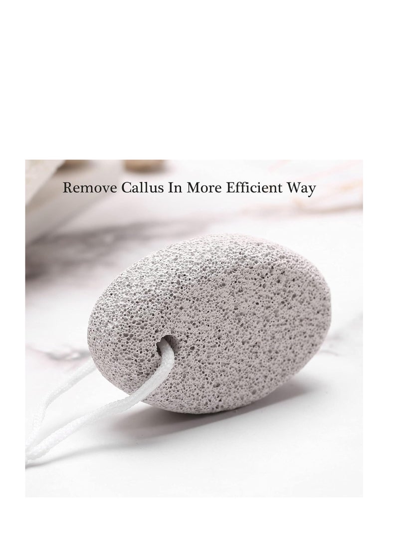 2 Pcs Natural Pumice Stone Foot Callus Remover for Men Women Feet Hands Natural Foot Scrubber Dead Skin Remover - Image 3
