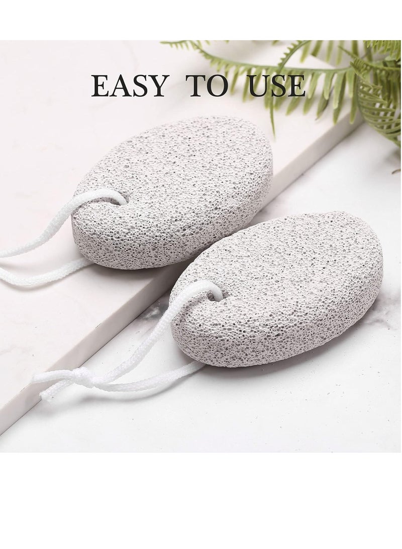 2 Pcs Natural Pumice Stone Foot Callus Remover for Men Women Feet Hands Natural Foot Scrubber Dead Skin Remover - Image 4