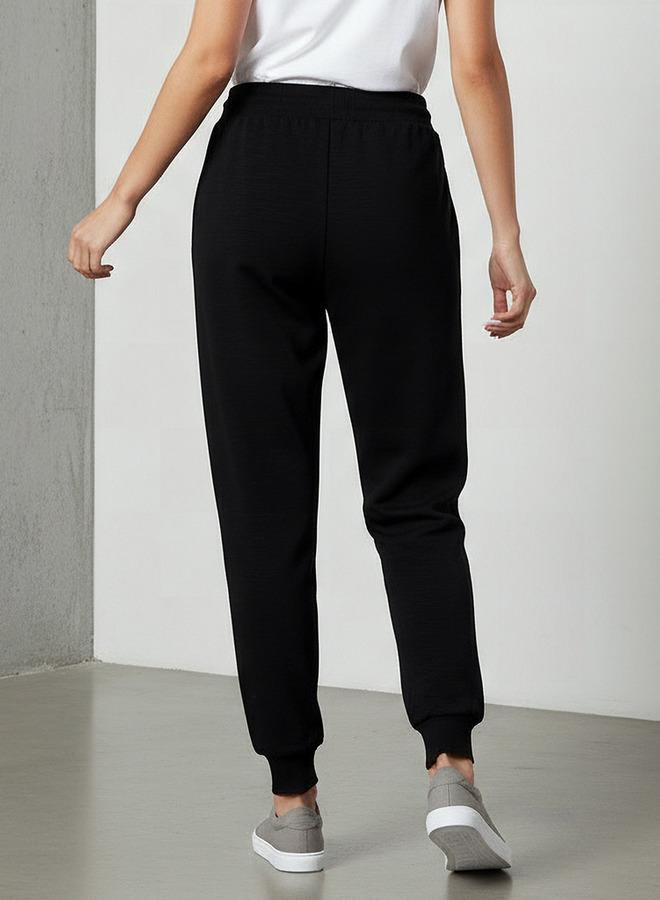 كابا بنطلون رياضي كابا مطرز بشعار بقصة عادية وجيوب - Image 3