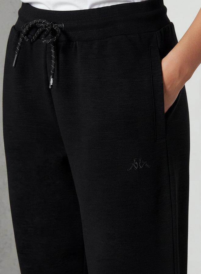 Kappa Logo Embroidered Regular Fit Joggers with Pockets - Image 4