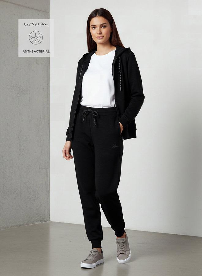 Kappa Logo Embroidered Regular Fit Joggers with Pockets - Image 2