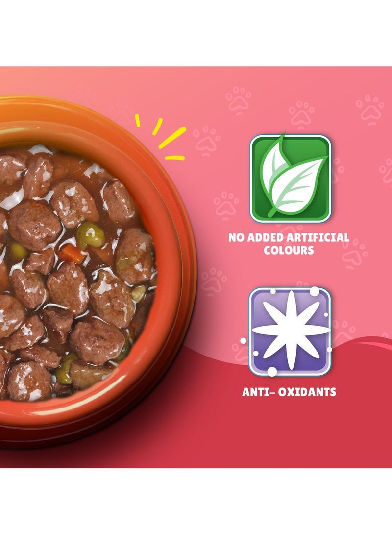 بورينا طعام القطط الرطب فريسكيز جونيور بنكهة الدجاج في المرق 85 جرام - Image 3