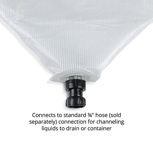 PIG Roof Leak Diverter Tarp - 5' x 5' - Translucent - TLS462-TR - Image 5