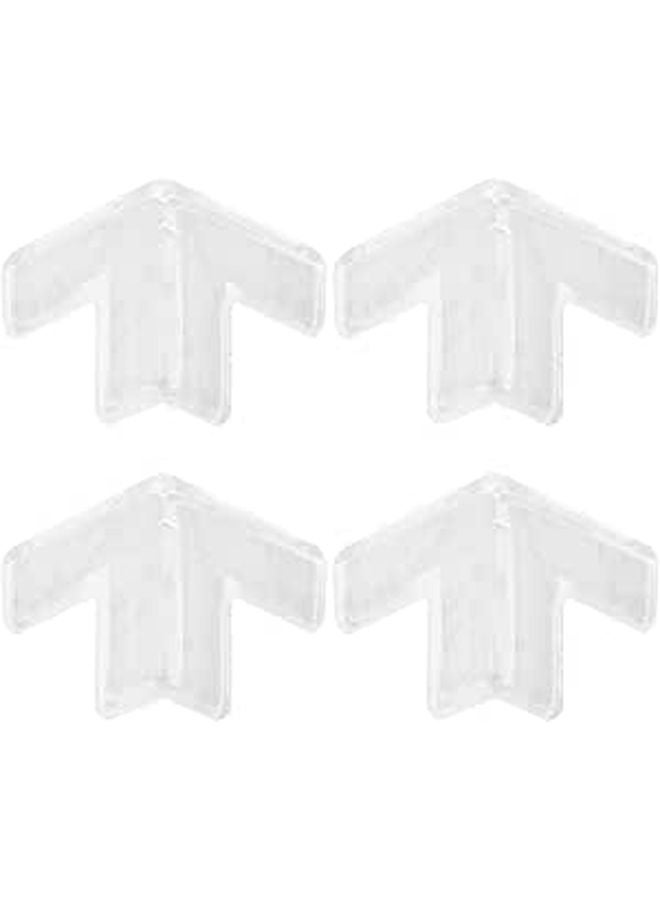 4 Pack Clear Corner Protectors Soft Edge Guards For Table And Window Safety Bumpers - Image 1