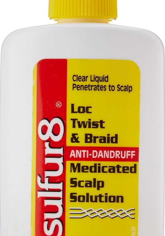 Sulfur 8 Loc Twist and Braid Medicated Scalp Solution, 2.5 Ounce - Image 1