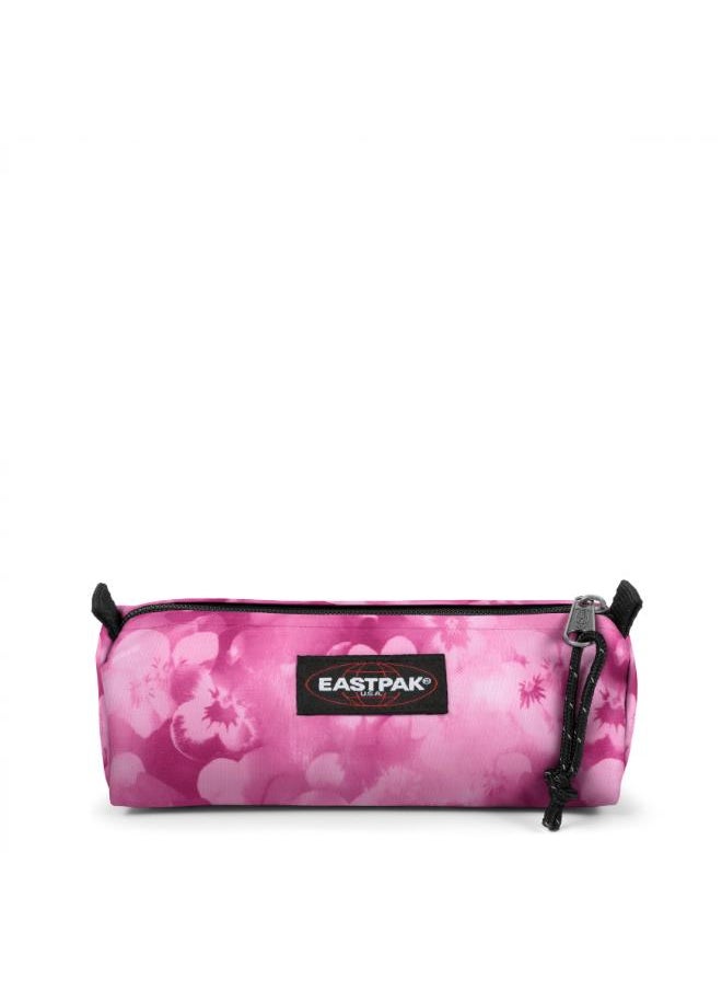 EASTPAK Benchmark Single Small Pencil Case - Flower Blur Pink  - Image 1