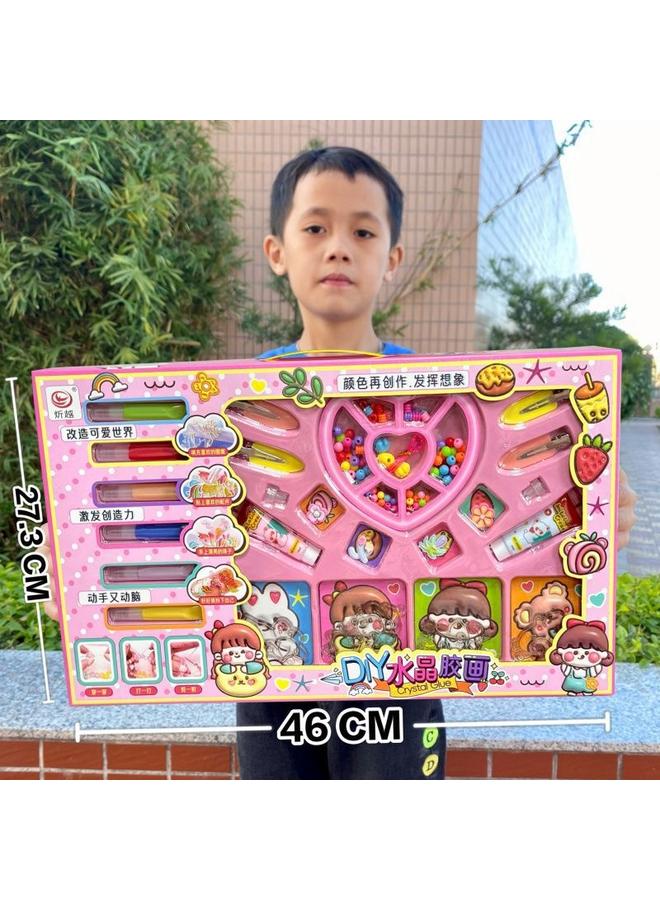 Bluejw Children's High-value Hand Book Cute Cartoon Quiet Book Creative Notebook Gift Suit Organization Wholesale - Image 1