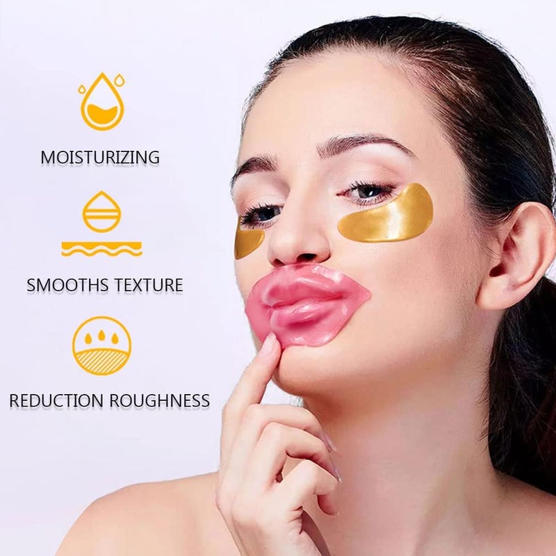 Miniling 30 Pairs Eye Mask & Lip Mask, Under Eye Patches, Lip Mask Skincare, Bridesmaid Gifts, Bachelorette Party Favors, Bridesmaid Proposal Gifts, Hangover Kit, Bulk Gifts, Cheer Gifts, Bridal Shower Gifts - Image 2
