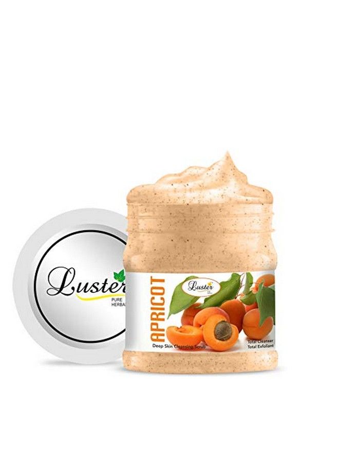 LUSTER Apricot Face & Body Cream Scrub | Made With Apricot Extract | Deep Skin Cleansing Scrub | Face & Body Scrub For Women & Men | All Skin Type | Paraben & Sulfate Free 500 Ml - Image 2
