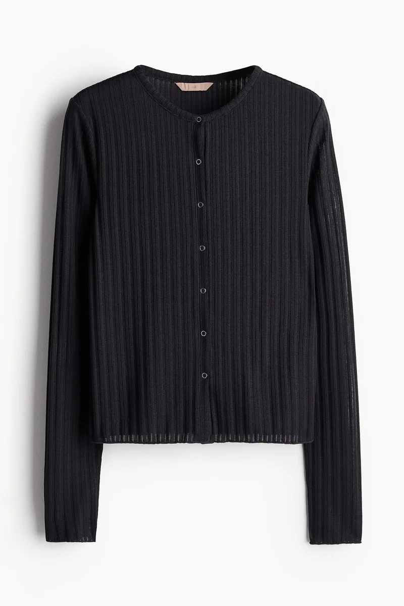 H&M Rib-Knit Cardigan