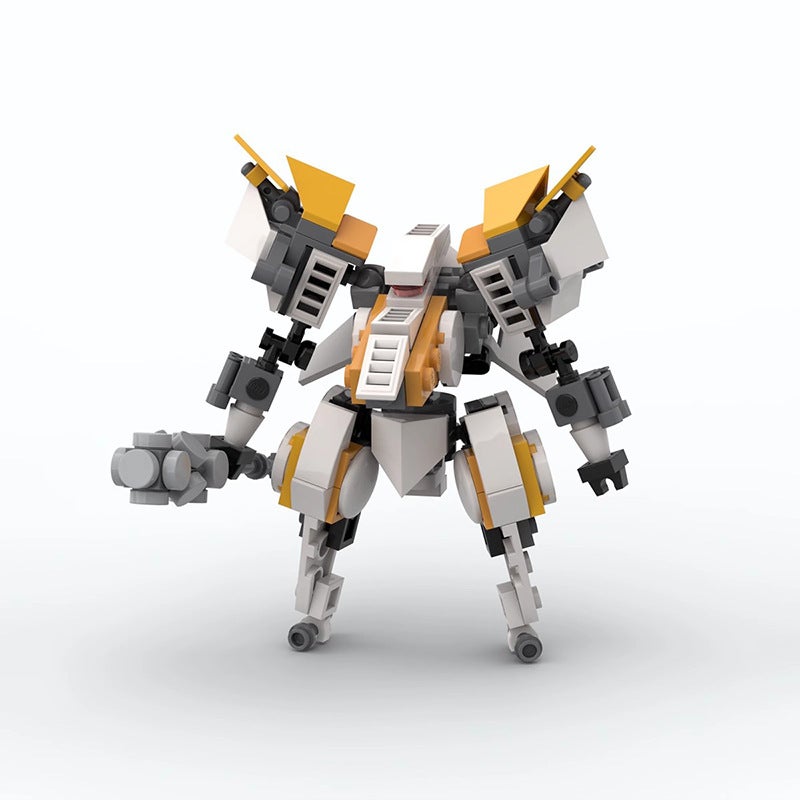 Moc Compatible With Lego Exoskeleton Building Blocks Suit Minicomputer Creative Assembly Robot Boy Model Gift - Image 1