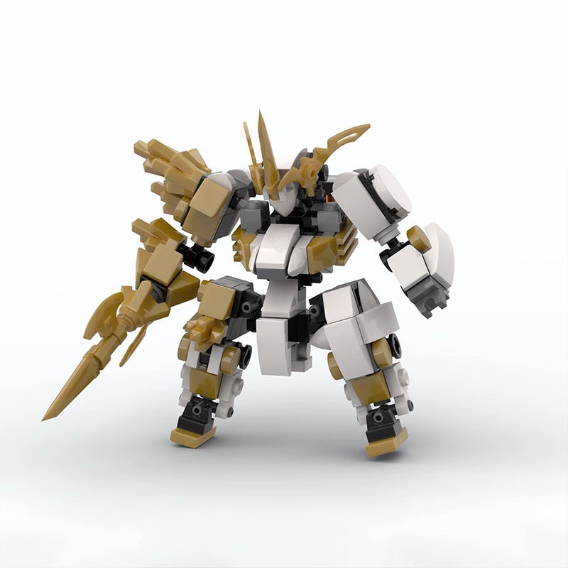 Moc Compatible With Lego Exoskeleton Building Blocks Suit Minicomputer Creative Assembly Robot Boy Model Gift - Image 2