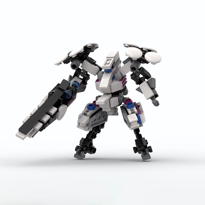 Moc Compatible With Lego Exoskeleton Building Blocks Suit Minicomputer Creative Assembly Robot Boy Model Gift - Image 4