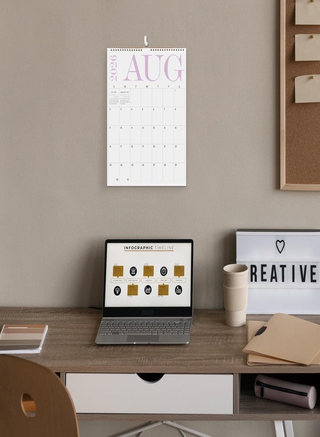 Zuozee Wall Calendar 2026-2027, Aesthetic Large Wall Calendar -14" x 11" - 24 Monthly Calendar Runs from January 2026 Until December 2027, 2026 Calendar for Office, Home and School - Image 5