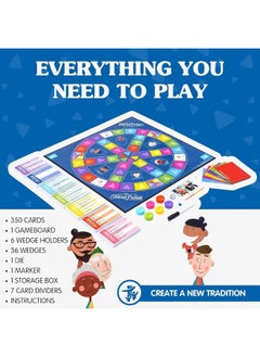 Joy for All Games - Trivial Pursuit Generations - Generational Trivia - Create Personalized Questions - Bigger Easy-to-Read Cards - Fun Multigenerational Trivia Game