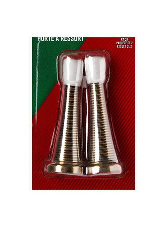 ACE Broad String Door Stopper Chrome and White 3inch 5461108 - Image 2