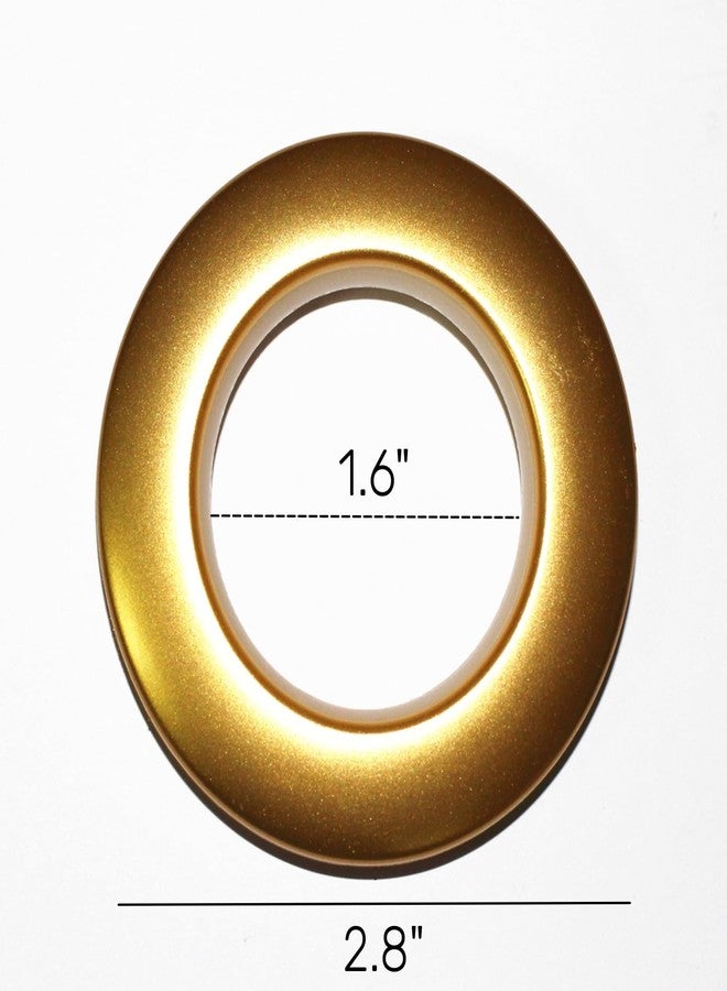 SWTool Selling Wonderful 1-9/16-Inch Inner Diameter Plastic Curtain Grommets 50-Pack (Gold) - Image 2