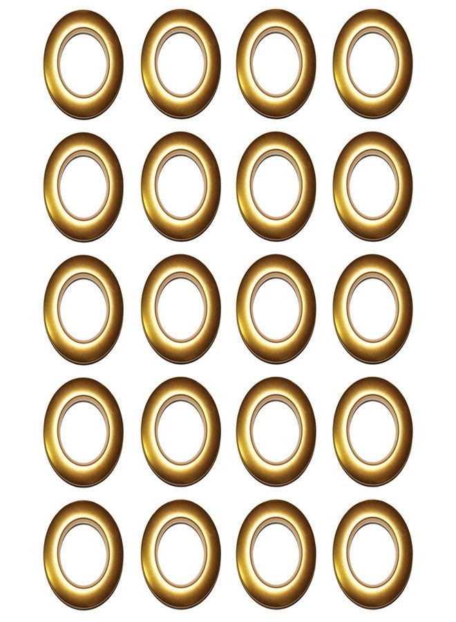 SWTool Selling Wonderful 1-9/16-Inch Inner Diameter Plastic Curtain Grommets 50-Pack (Gold) - Image 1