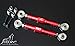 GTBRacing CNC Aluminum Front Rear Suspension and Steering Turnbuckle Tie Rod Set for 15 RC Car Losi 5ivet 5T Upgrade Part Red - Image 5