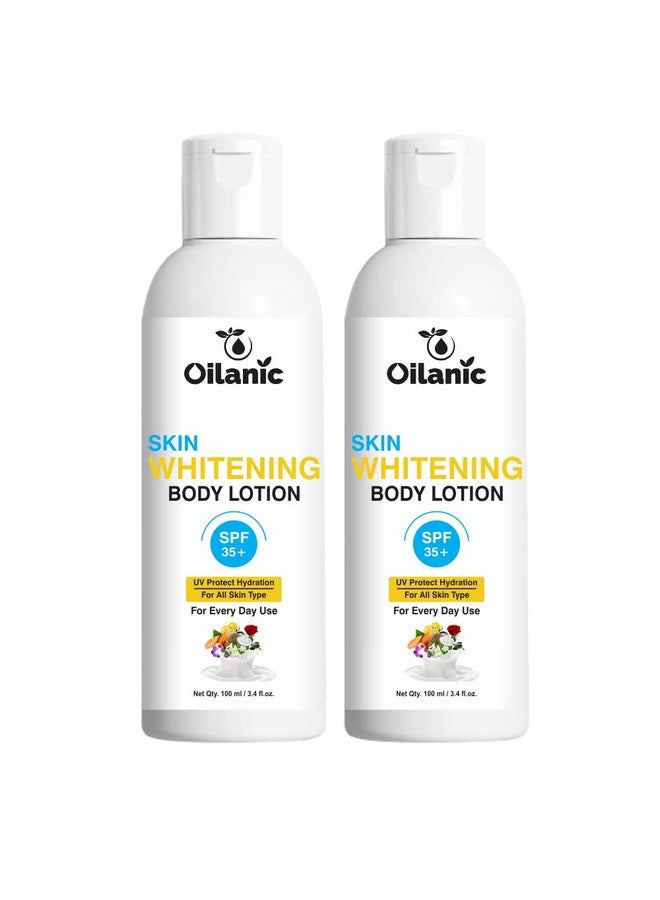 Oilanic Skin Lightening SPF 35+ Sunscreen Ultra Protective Body Lotion For All Skin Types Pack of 2 of 100 ML(200 ML)