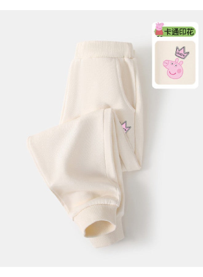 Peppa Pig spring Comfortable & Casual Jogger Pants For Boys & Girls - Loose Fit Versatile Baby Trousers - Image 1