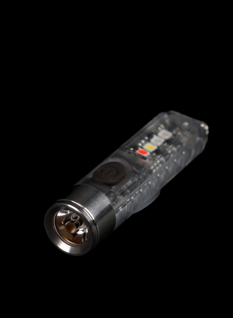 Y&D Mini Rechargeable Keychain Flash Light with UV - Image 3