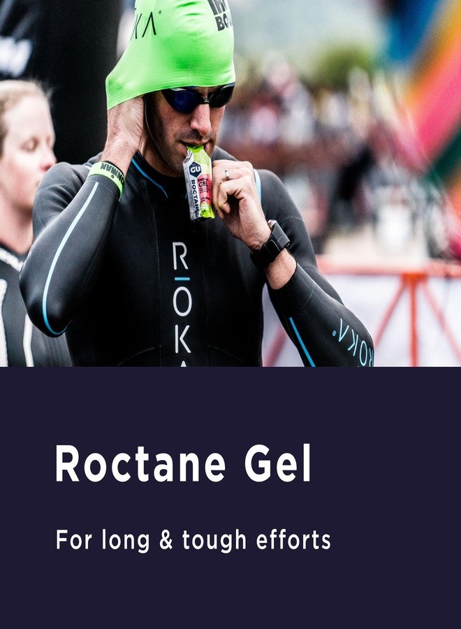 Gu Energy جل الطاقة GU Energy Roctane Ultra Endurance متعدد الاستخدامات، تغذية رياضية مثالية للجري وركوب الدراجات والمشي لمسافات طويلة والتزلج، بنكهات متنوعة لذيذة، عبوة من 24 قطعة - Image 2
