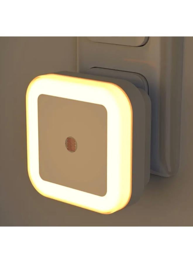 Wireless LED Night Lights Mini EU Plug Light Control Sensor Night Lamp Children Room Kid Bedroom Decoration Midnight Induction Light - Image 1