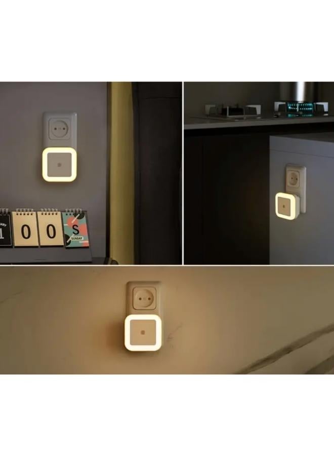 Wireless LED Night Lights Mini EU Plug Light Control Sensor Night Lamp Children Room Kid Bedroom Decoration Midnight Induction Light - Image 4