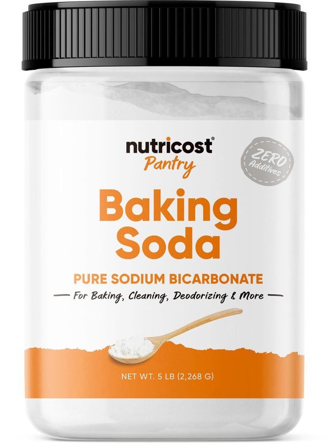 Nutricost بيكربونات الصوديوم (5 أرطال) - للخبز، التنظيف، إزالة الروائح، وأكثر - Image 1