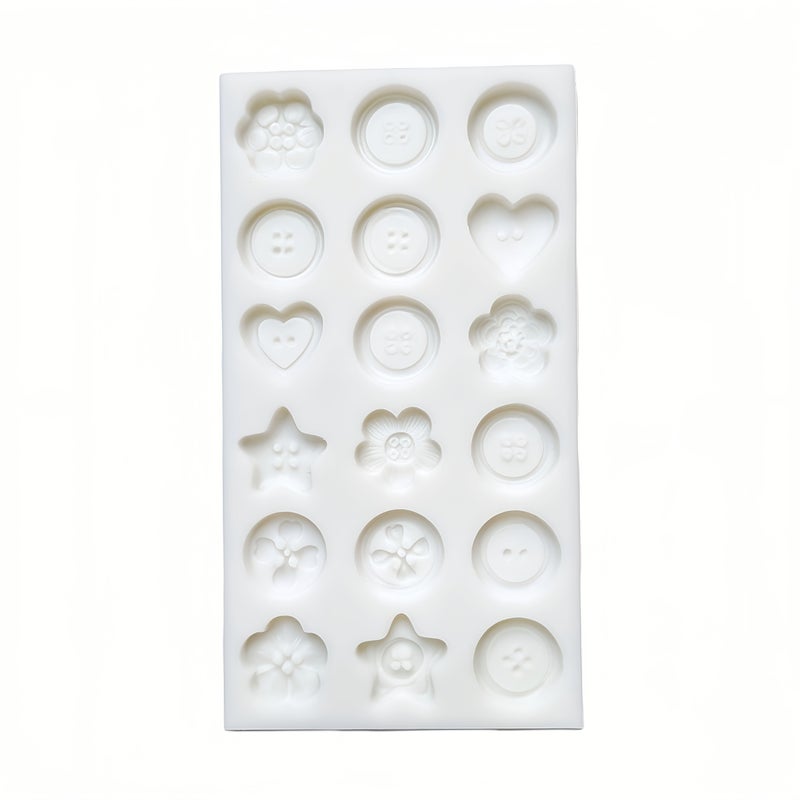 Button Shaped Baking Mold Non Stick Reusable for Cake Candy Fondant - Image 4