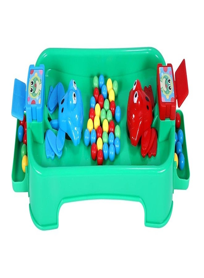 VENTUREBELL Hungry Hippo Ball Game, Interactive Table Top Game with Colorful Marbles, Hungry Frog Game for Kids 2 Player Game - Image 2