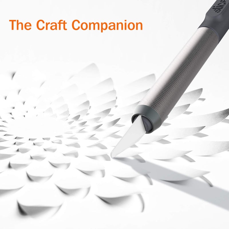 Slice 10518 Craft Knife, Finger-Friendly Edge, Safer Choice, Never Rusts, Lasts 11x Longer Than Steel, Precision Cutting (1 Pack) - Image 3