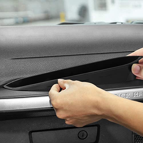 RESTBONE Compatible with Wrangler Accessories 2011-2018 Jeep Wrangler JK JKU Car 2 4 Door Passenger Storage Tray Organizer Grab Handle Accessory Box - Image 1