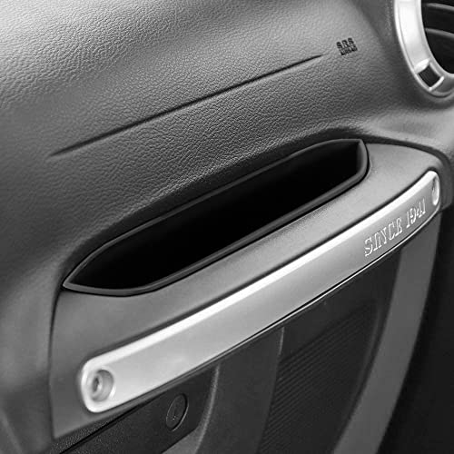 RESTBONE Compatible with Wrangler Accessories 2011-2018 Jeep Wrangler JK JKU Car 2 4 Door Passenger Storage Tray Organizer Grab Handle Accessory Box - Image 3