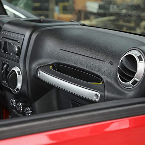 RESTBONE Compatible with Wrangler Accessories 2011-2018 Jeep Wrangler JK JKU Car 2 4 Door Passenger Storage Tray Organizer Grab Handle Accessory Box - Image 5