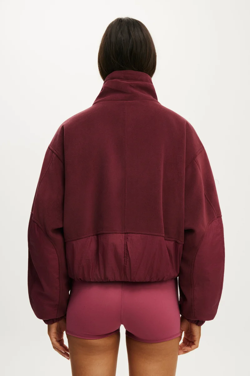 Cotton On  Polar Fleece Padded Jacket for Women | Best Price UAE