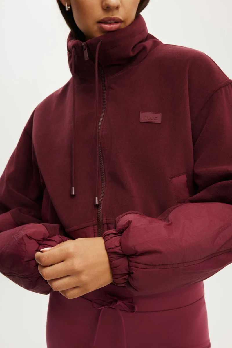 Cotton On  Polar Fleece Padded Jacket for Women | Best Price UAE