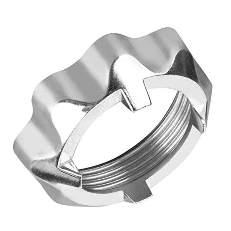Stainless Steel Grinder Nut, Meat Grinder Locking Ring, Meat Grinder Parts, Household Kitchen Tools Aluminium Alloy Meat Grinder Nut Meat Grinder Parts - Image 4