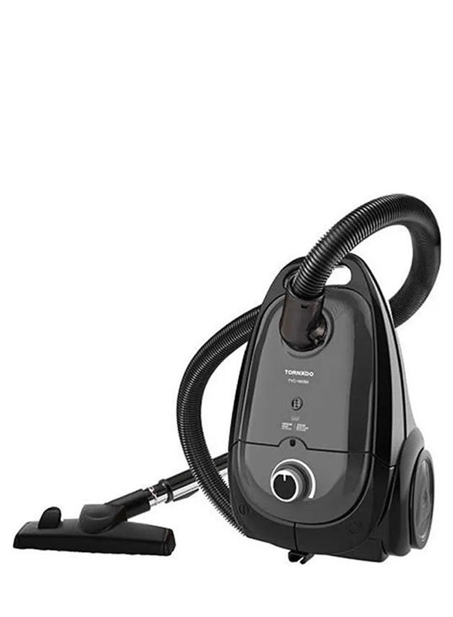 تورنيدو مكنسة كهربائية 1 فلتر مضاد للبكتيريا 4 L 1800 W TVC-180SG رمادي - Image 3