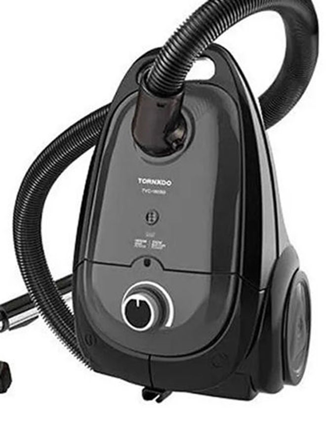 تورنيدو مكنسة كهربائية 1 فلتر مضاد للبكتيريا 4 L 1800 W TVC-180SG رمادي - Image 2
