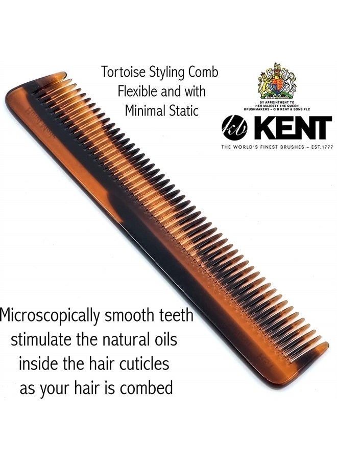 KENT مشط كينت R5T لجميع أنواع الشعر الخشن مشط تفكيك بأسنان واسعة لمائدة التزيين للشعر الكثيف المجعد والمتموج. مشط تفكيك الشعر لتصفيف الشعر واللحية والشارب. مقطوع بالمنشار. مصنوع يدويًا في إنجلترا - Image 4