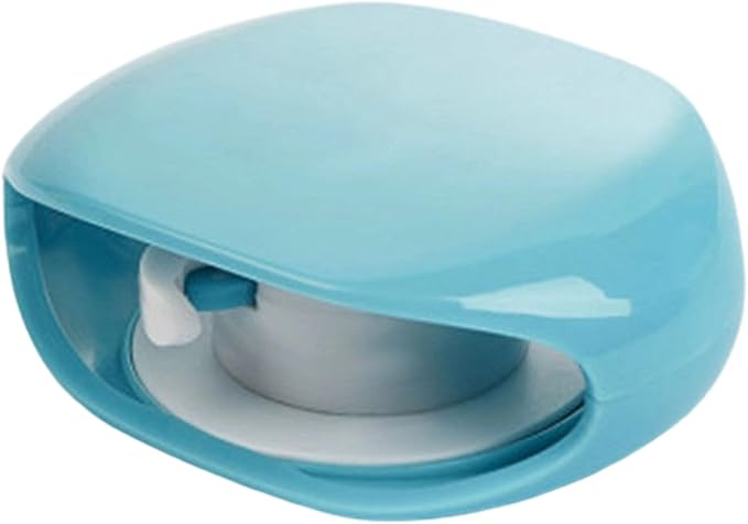 Blue Portable Travel Cord Storage Box For Multiple Device Cables - Image 1