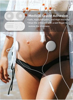 General Baby Bump Headphones,Pregnancy Headphones for Belly,Safely Play Music, Sounds,and Voices to Your Baby in The Womb，with Apple and Android Adapter Cable,Easy to Operate,Good Sound Quality  - Image 5