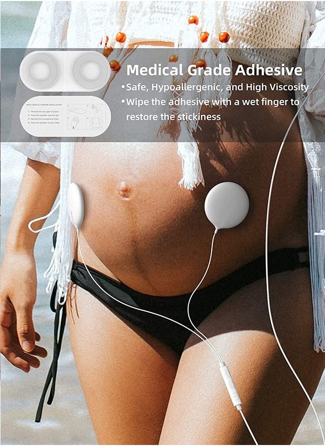 General - Baby Bump Headphones,Pregnancy Headphones for Belly,Safely Play Music, Sounds,and Voices to Your Baby in The Womb，with Apple and Android Adapter Cable,Easy to Operate,Good Sound Quality - Image 1