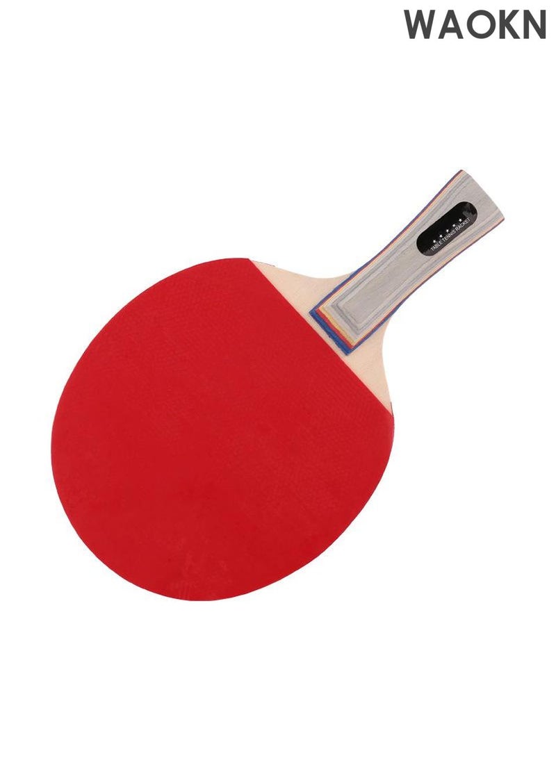 دبليو أيه أو كي أن مجموعة مضارب تنس الطاولة الأفقية عالية الأداء مع كرات تنس الطاولة الفاخرة مع حقيبة تخزين، مجموعة مضارب تنس الطاولة للاعبين للعب في الأماكن المغلقة والمفتوحة - Image 4