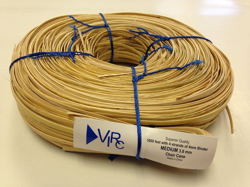 VIRC Chair Cane Medium 3mm 1000 ft Coil with 4 Strands of 4mm Binder Cane - Image 5