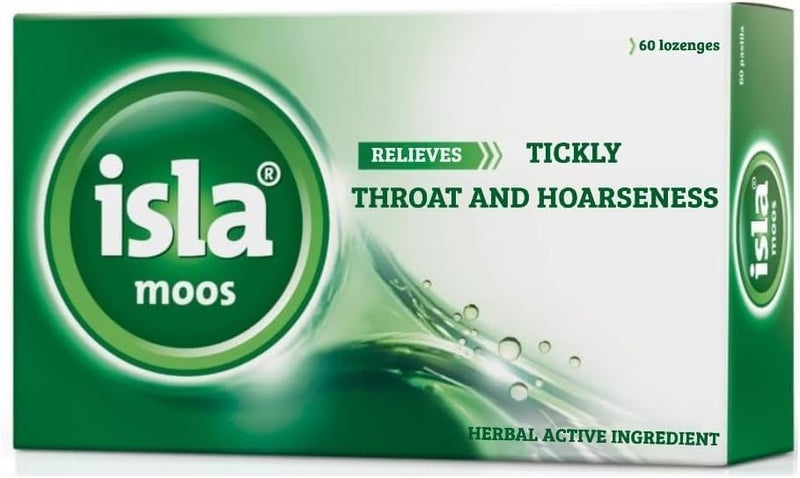 Generic Isla Moos 60 Lozenges for The Throat 